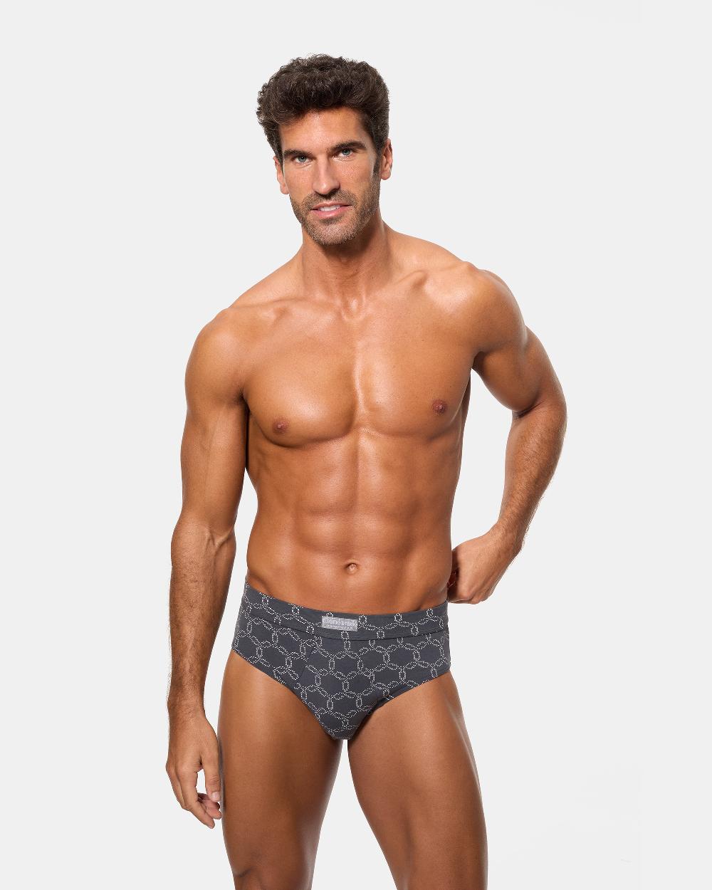 Abanderado Pack 2 slips cerrados hombre algodón elástico Moda multipack