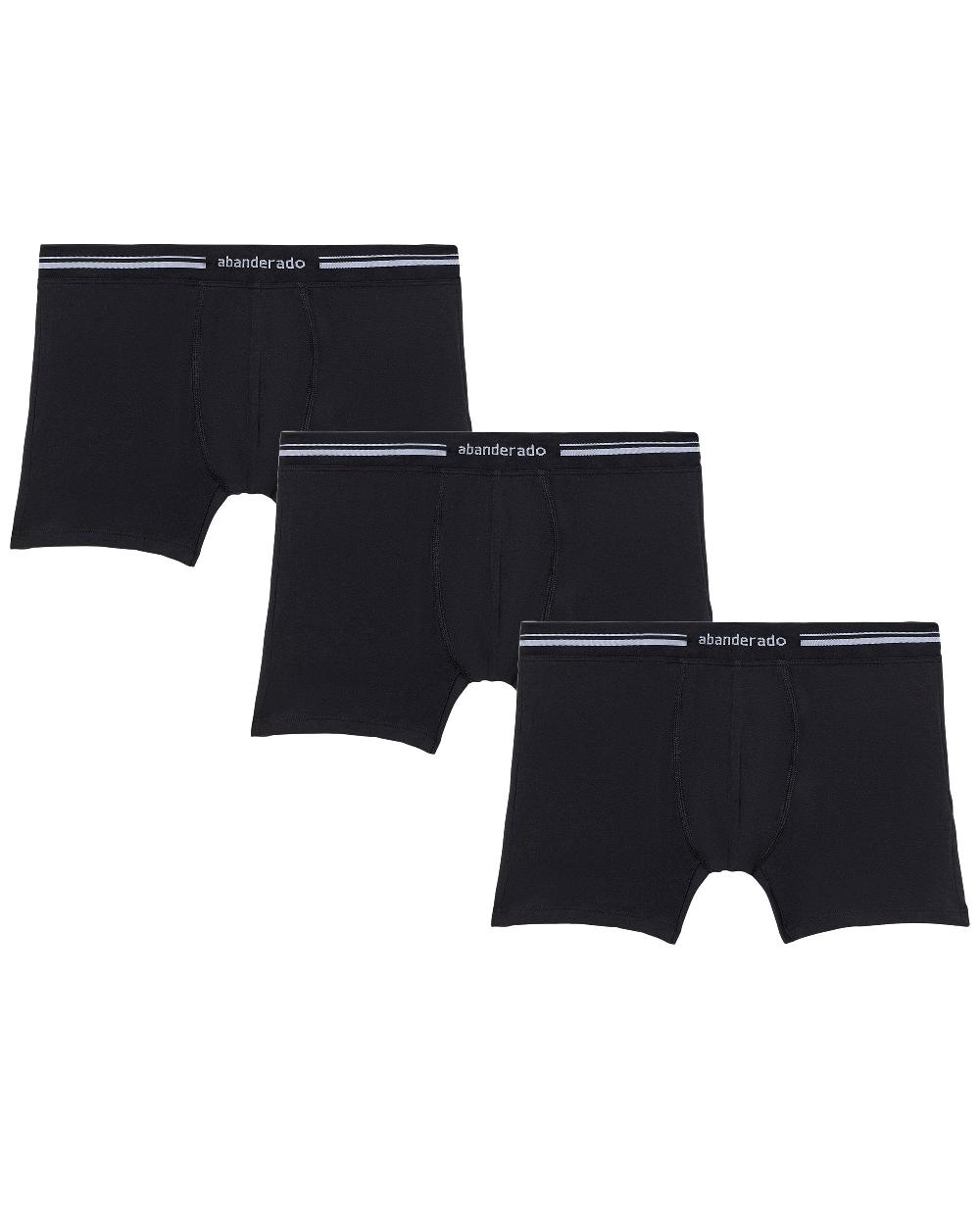 Abanderado Pack 3 boxer con cinturilla extra suave de algodón elástico Abanderado