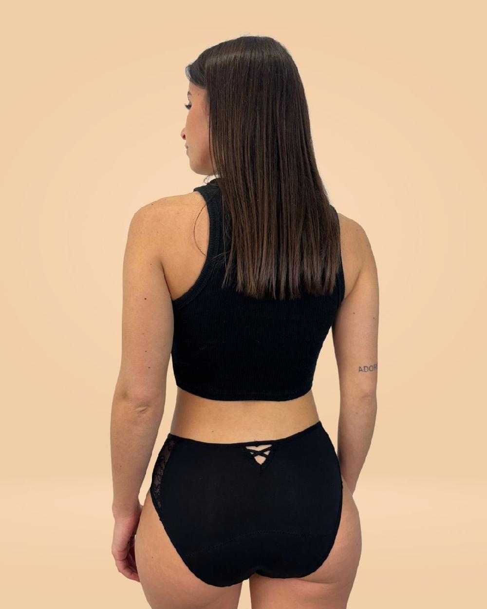 Anaissa Braga menstrual lencera fabricada en bambú flujo abundante e incontinencias Cloé Tienda de fábrica