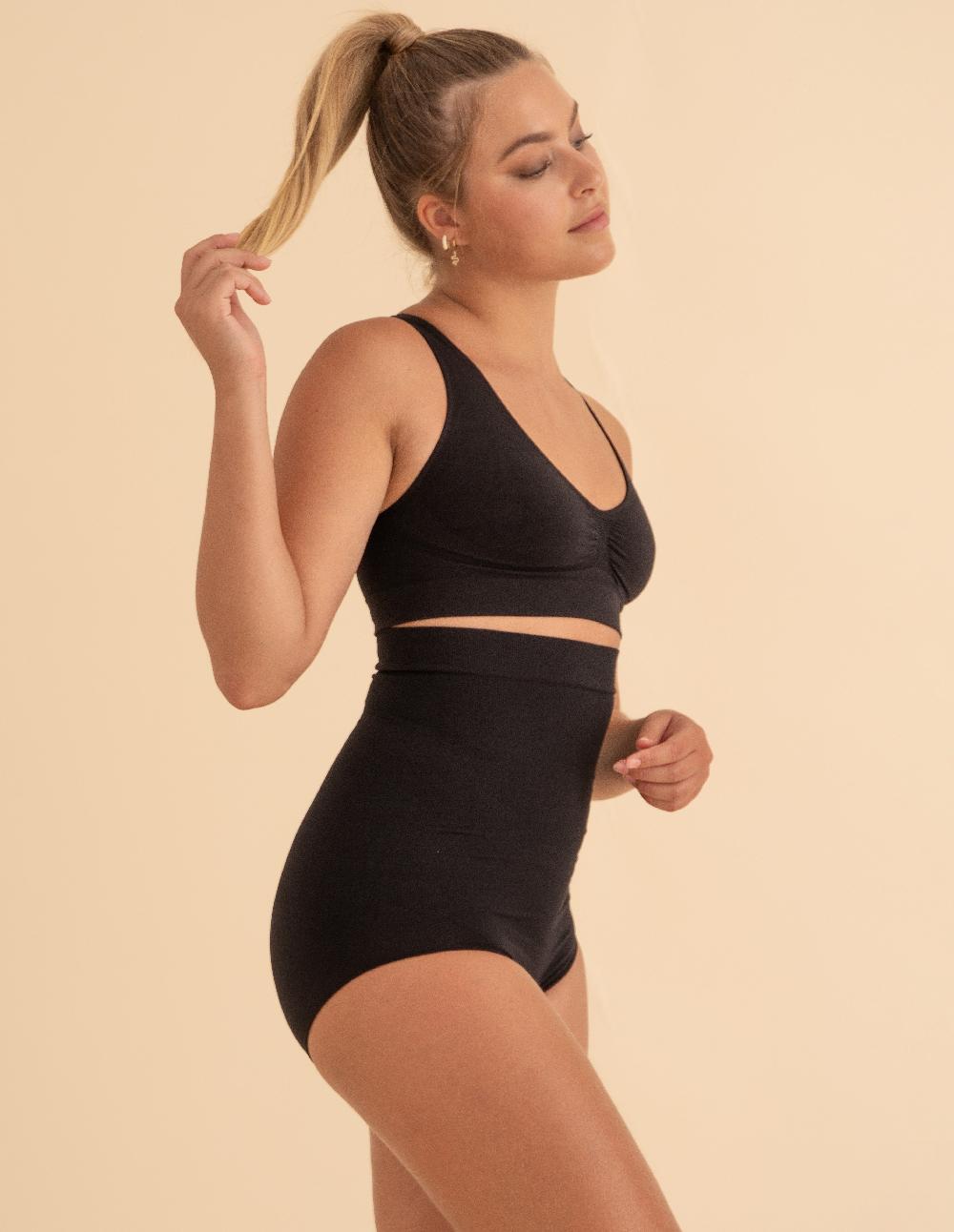 Anaissa Faja alta reductora vientre plano con fibra Emana Bianca Tienda