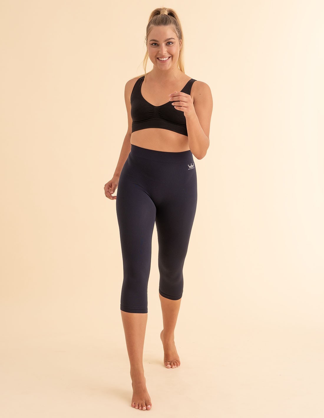Anaissa Legging Noche capri con fibra Emana 160 den Nina Outlet