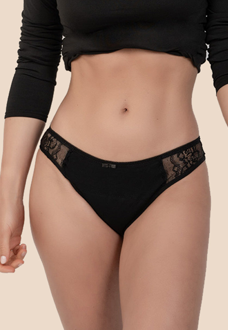 Anaissa Set 5 bragas menstruales reutilizables de algodón flujo abundante Lola Ventas relámpago