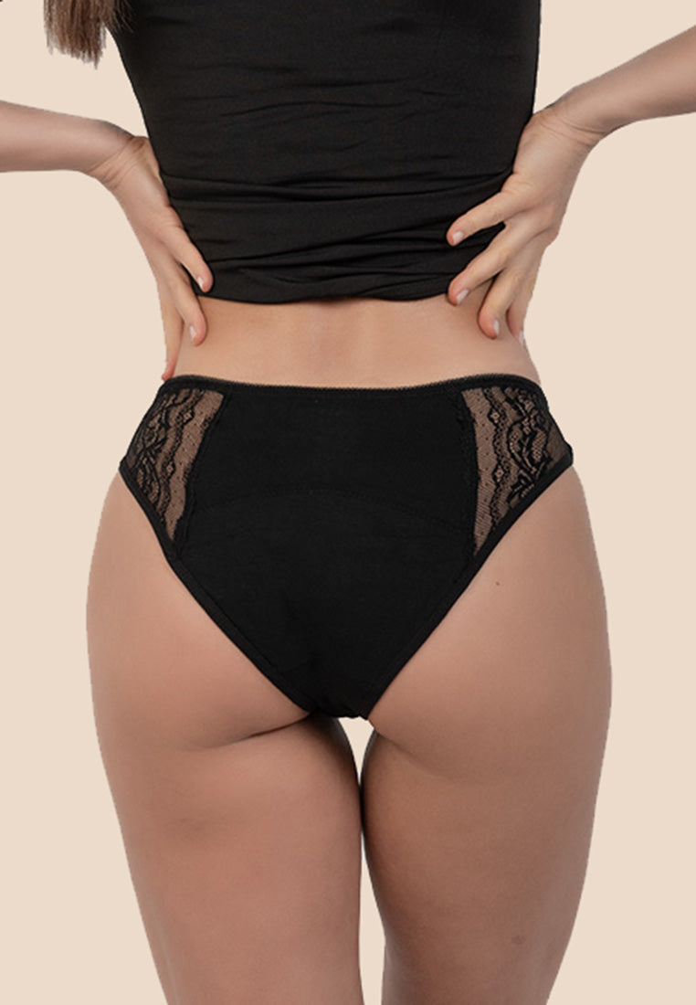 Anaissa Set 5 bragas menstruales reutilizables de algodón flujo abundante Lola Ventas relámpago