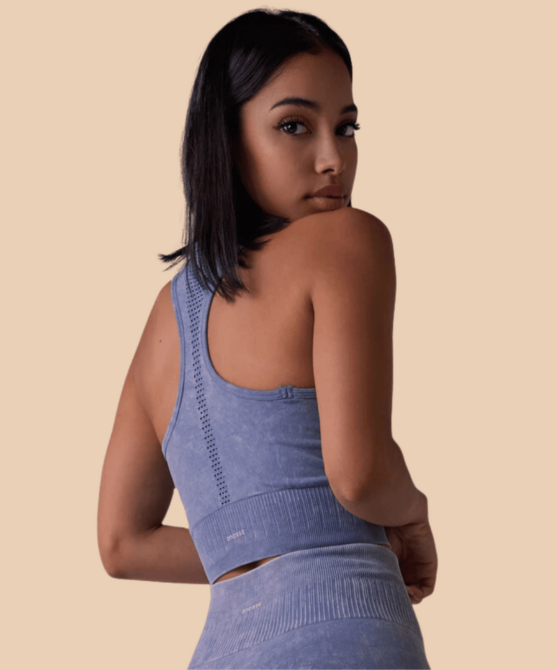 Anaissa Set: Legging y Top deportivo con fibra Emana 3D Stone