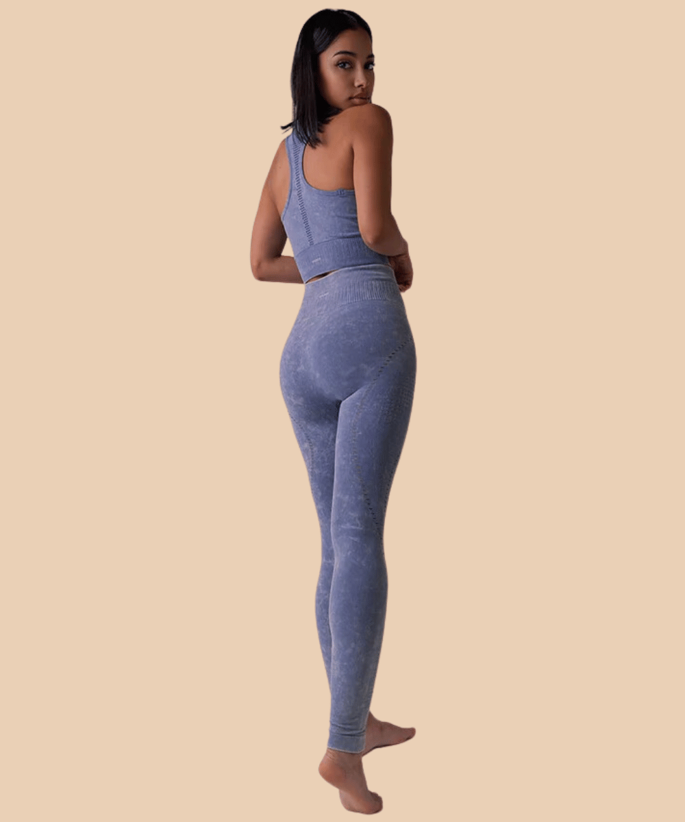 Anaissa Set: Legging y Top deportivo con fibra Emana 3D Stone Tienda