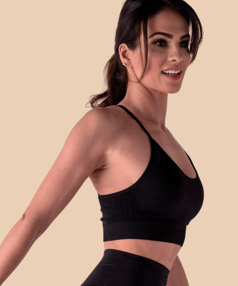 Anaissa Top deportivo con fibra Emana 3D Indira Promoción por tiempo limitado