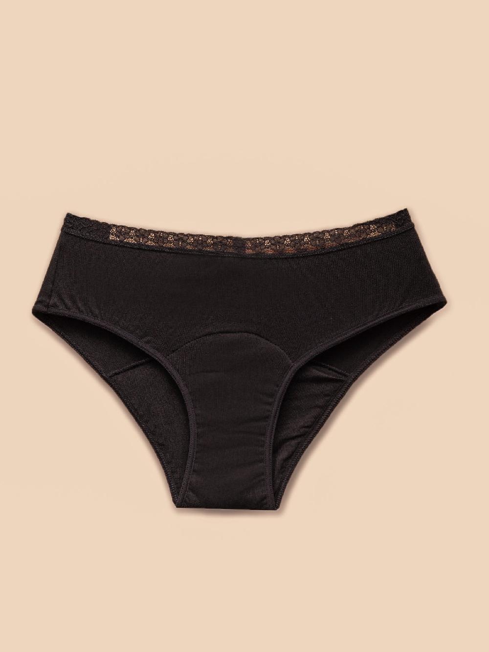 Anaissa Pack 2 Bragas menstruales de algodón flujo ligero a moderado Chantell Descuento por venta flash
