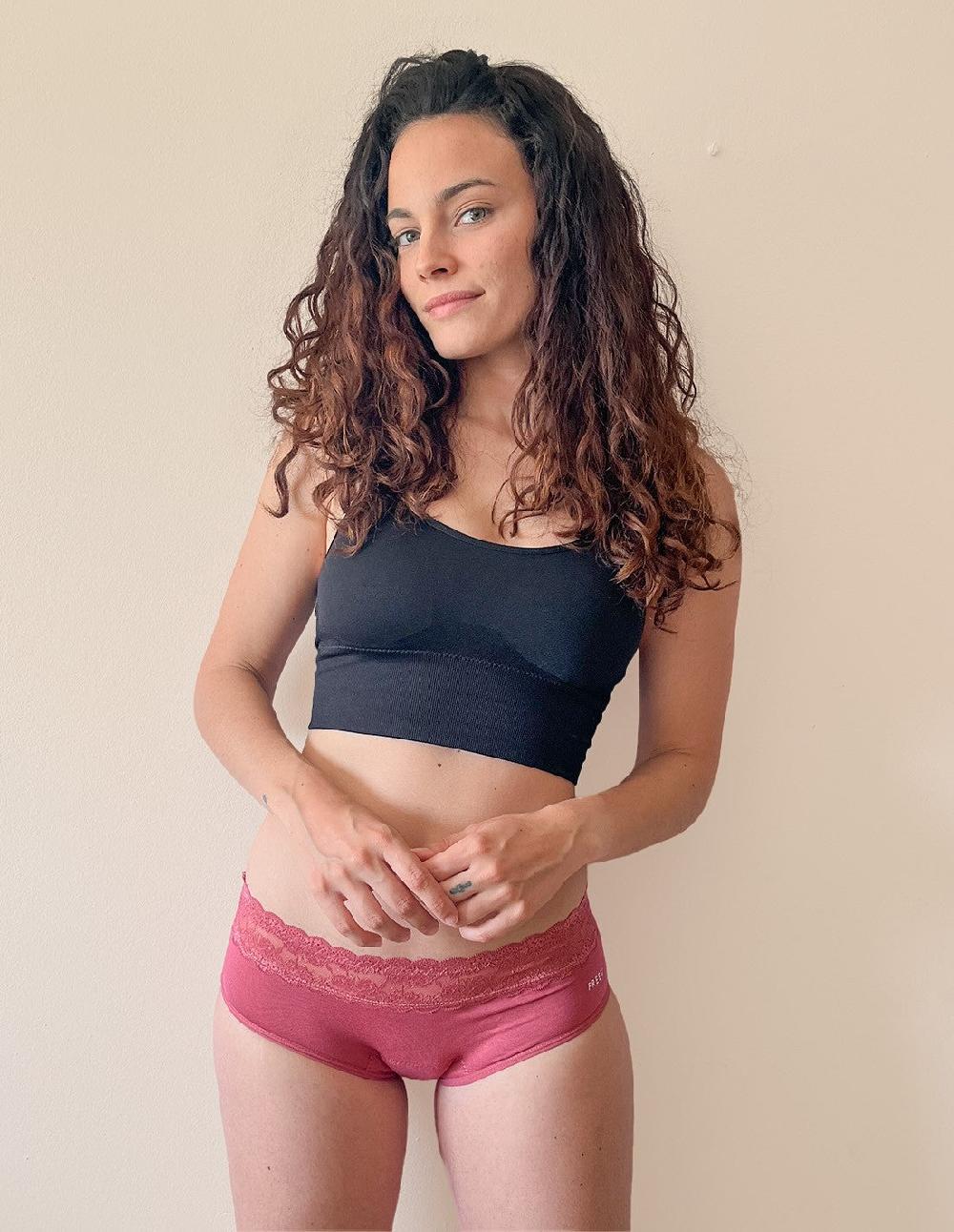 Anaissa Pack 2 Bragas menstruales reutilizables fabricadas en bambú flujo abundante Lola Outlet