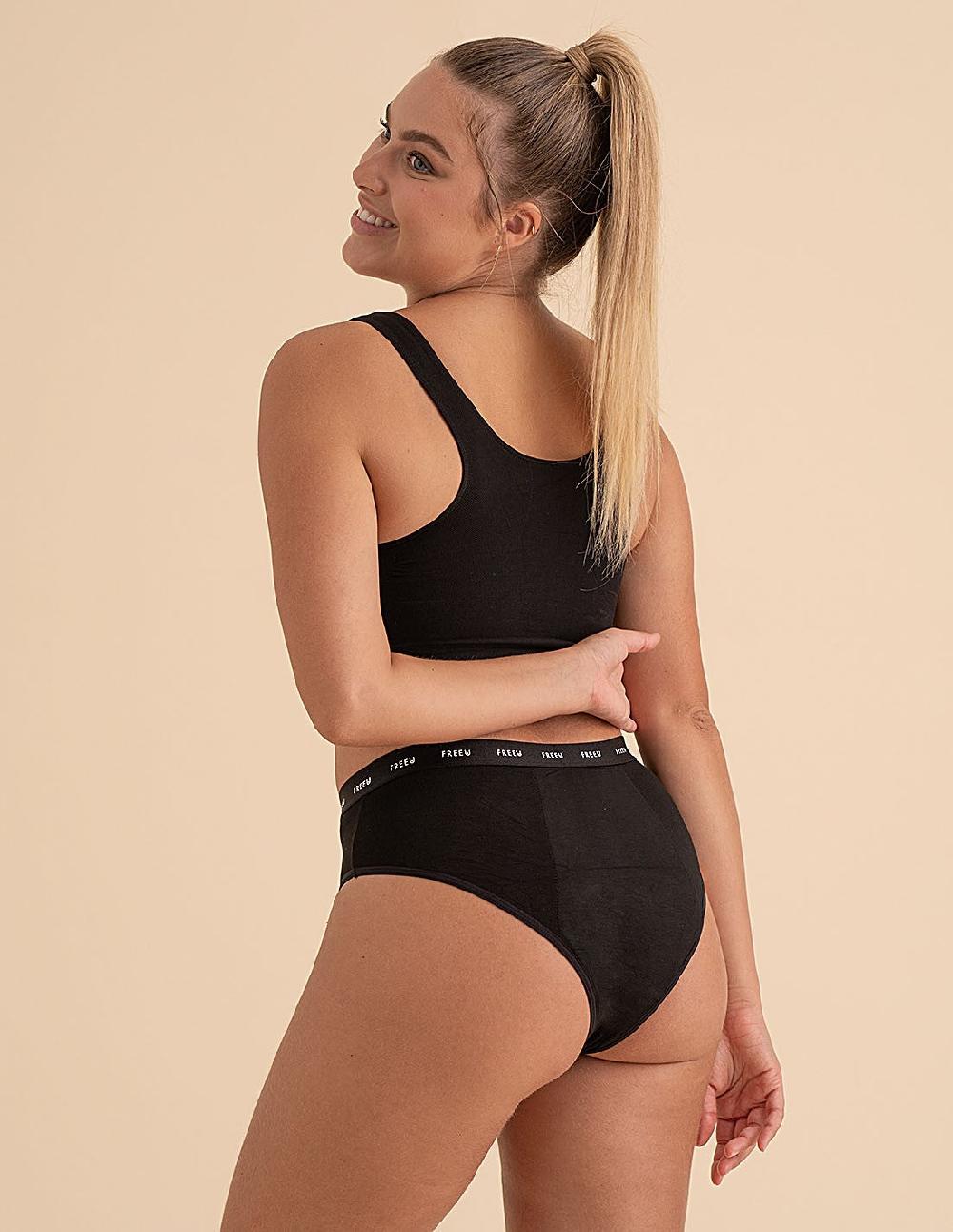 Anaissa Pack de 3 Bragas menstruales flujo moderado para niñas Logos FreeU Envío gratis