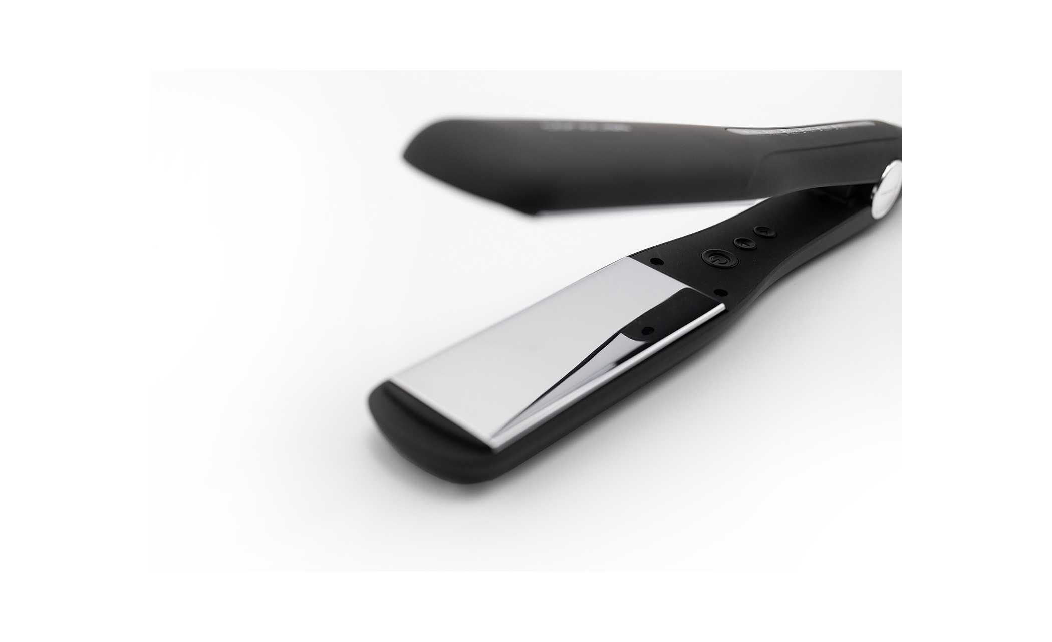 Corioliss PLANCHA THE WIDE BLACK SOFT TOUCH Descuentos del mes