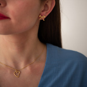 D lirio Collar Cuore
