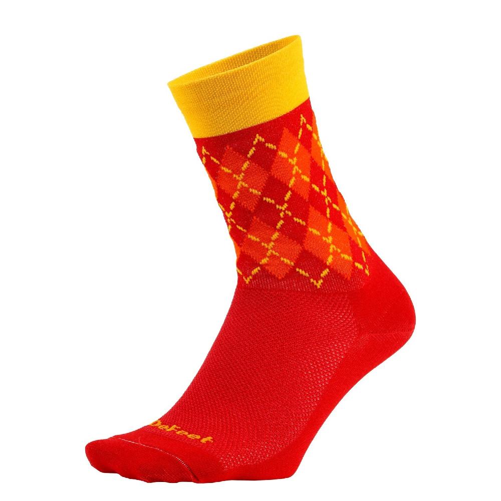 Defeet Aireator 6" Crew Argyle Última moda
