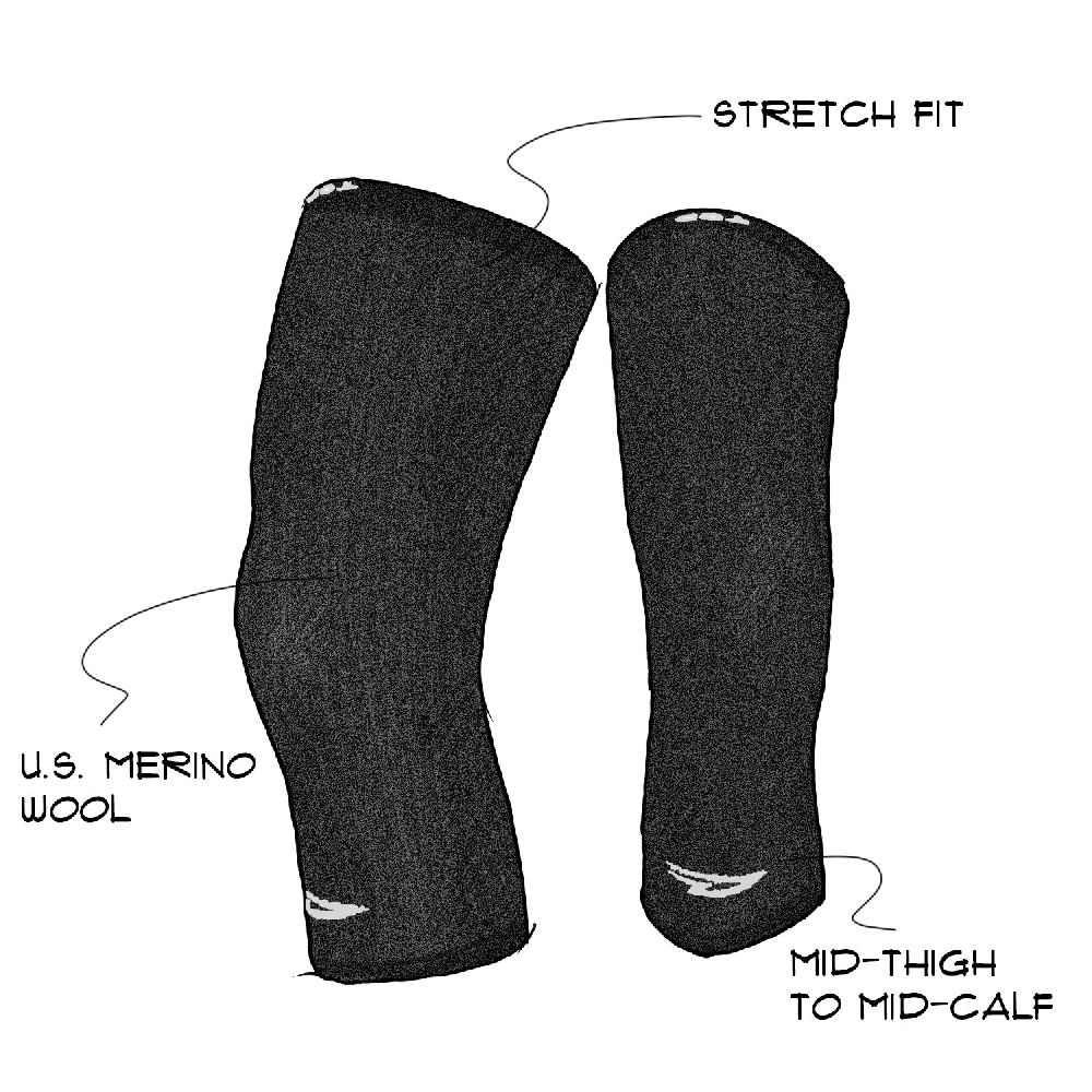 Defeet Kneeker (Charcoal Wool) Rebajas de fábrica