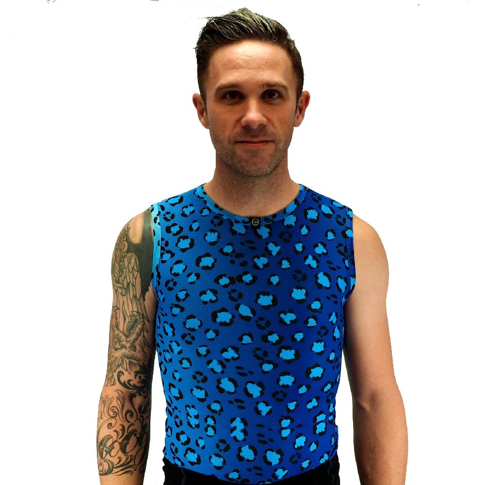 Defeet UnDLite Sublimation - Blue Leopard Envío internacional gratuito