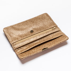 Dlirioshop Cartera de Piel Cava Purpurina Ofertas especiales