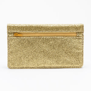 Dlirioshop Cartera de Piel Dorada Purpurina Grandes ahorros