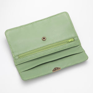 Dlirioshop Cartera de Piel Verde Terraza Envío internacional gratuito