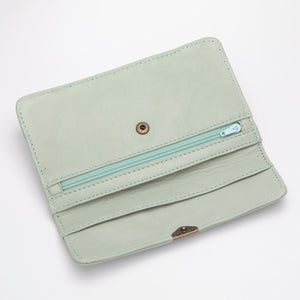 Dlirioshop Cartera de Piel Verde Chicle Limitado a 3 días
