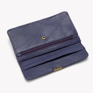 Dlirioshop Cartera de Piel Lila Ahorra y exporta