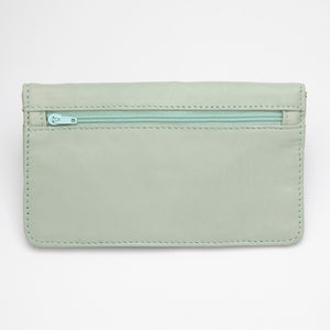 Dlirioshop Cartera de Piel Verde Chicle Grandes descuentos