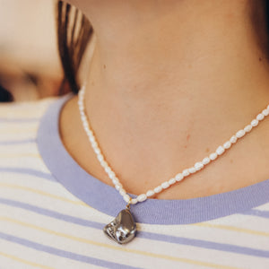 Dlirioshop Collar Perle Grey