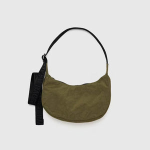 Dlirioshop Bolso Media Luna Cuadros Kaki