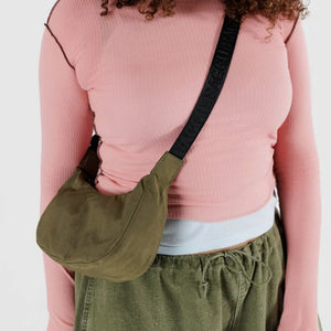 Dlirioshop Bolso Media Luna Cuadros Kaki Envío gratis