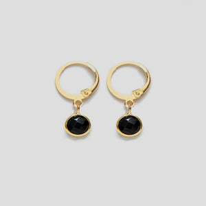 Dlirioshop Pendientes de Onix Negro