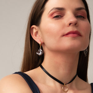 Dlirioshop Pendientes Perle Grey Envío internacional gratuito