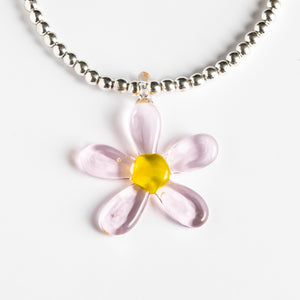 Dlirioshop Collar Bolas Flor Margaret Pink 2025