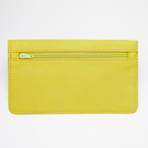 Dlirioshop Carterita de Piel Amarilla Tienda