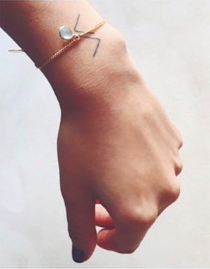 Dlirioshop Pulsera de Piedra Aguamarina