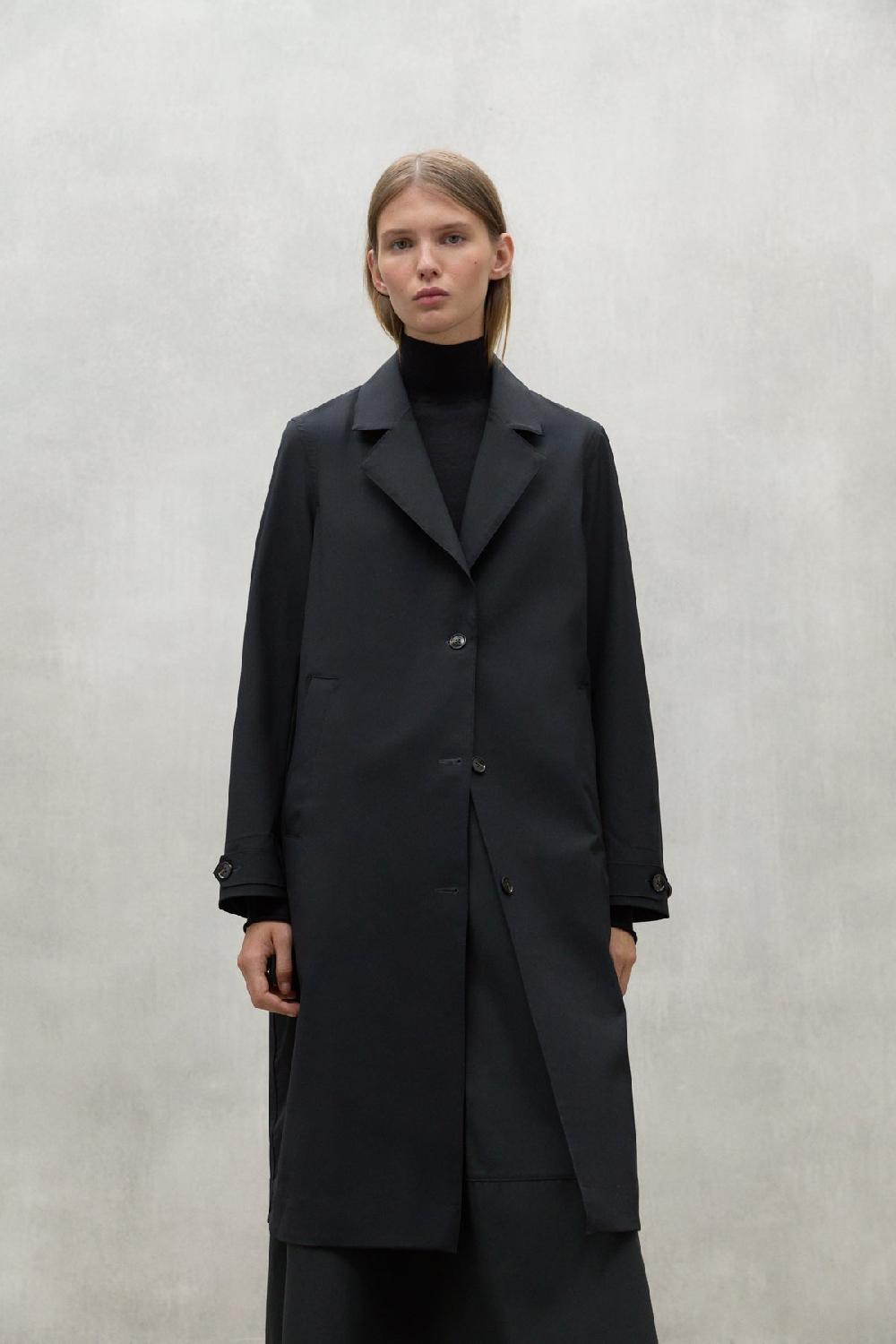 ﻿Ecoalf BLACK ALBERT COAT Rebajas online