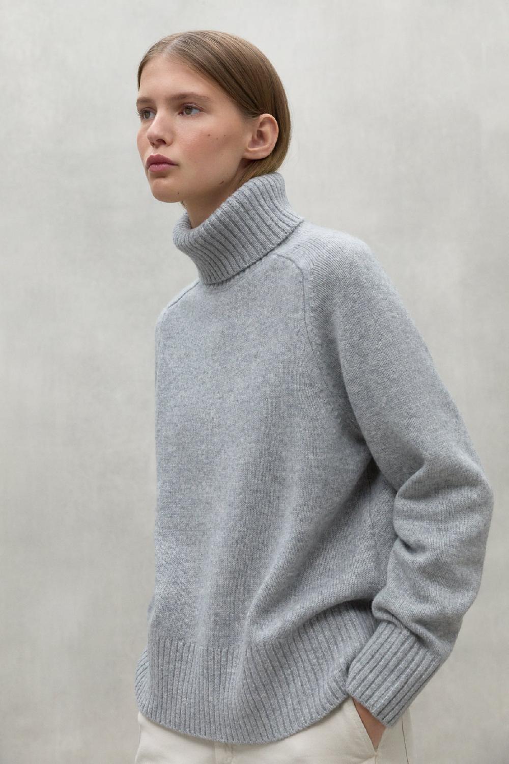 Ecoalf GREY CAQUI TURTLENECK JUMPER Rebajas top