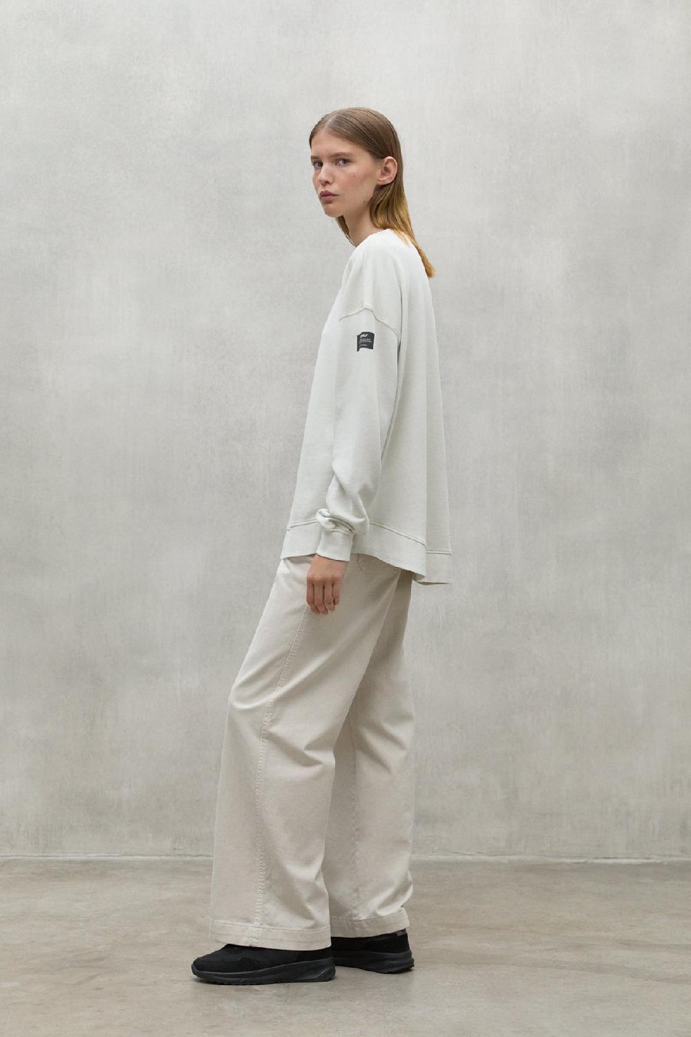 Ecoalf WHITE ELVAS SWEATSHIRT Último día