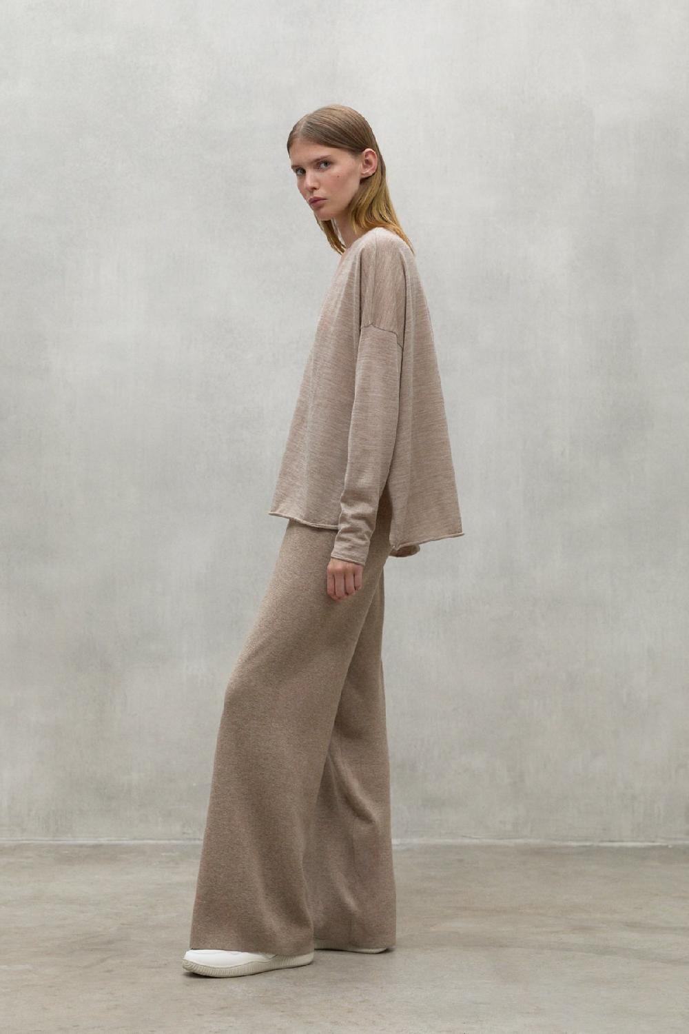 Ecoalf BEIGE CABRI TROUSERS Oferta especial de fábrica