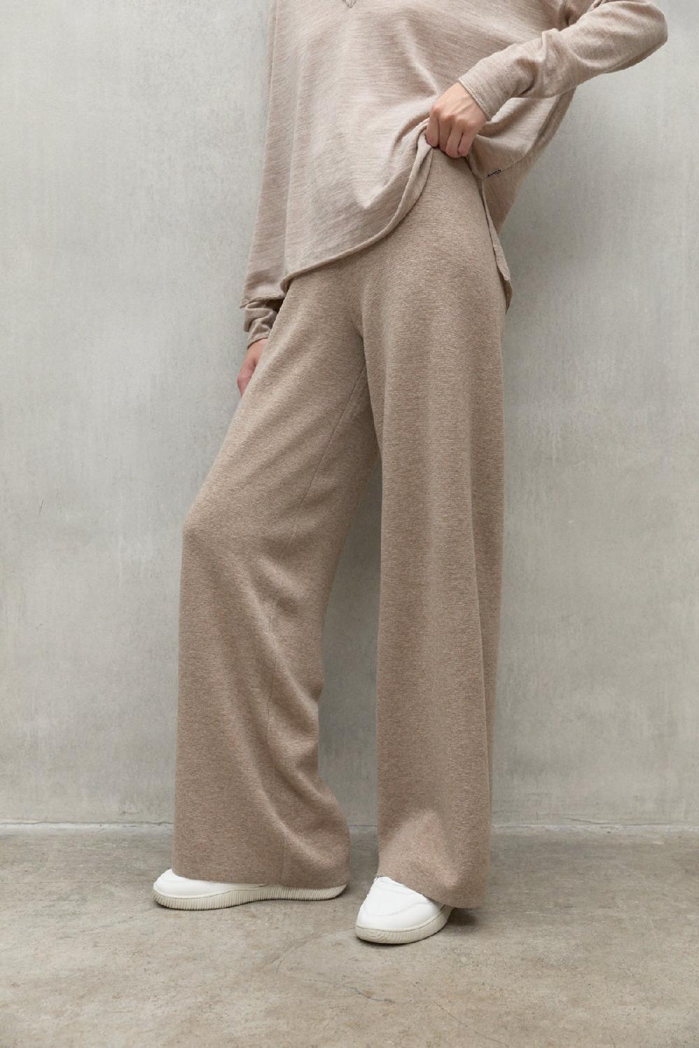Ecoalf BEIGE CABRI TROUSERS Oferta especial de fábrica