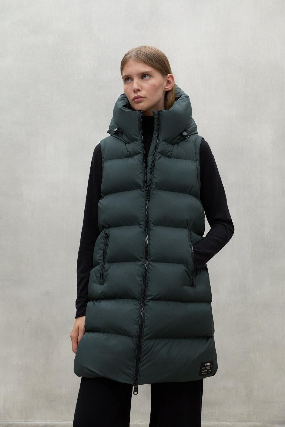 Ecoalf DARK GREEN MANLIE WAISTCOAT