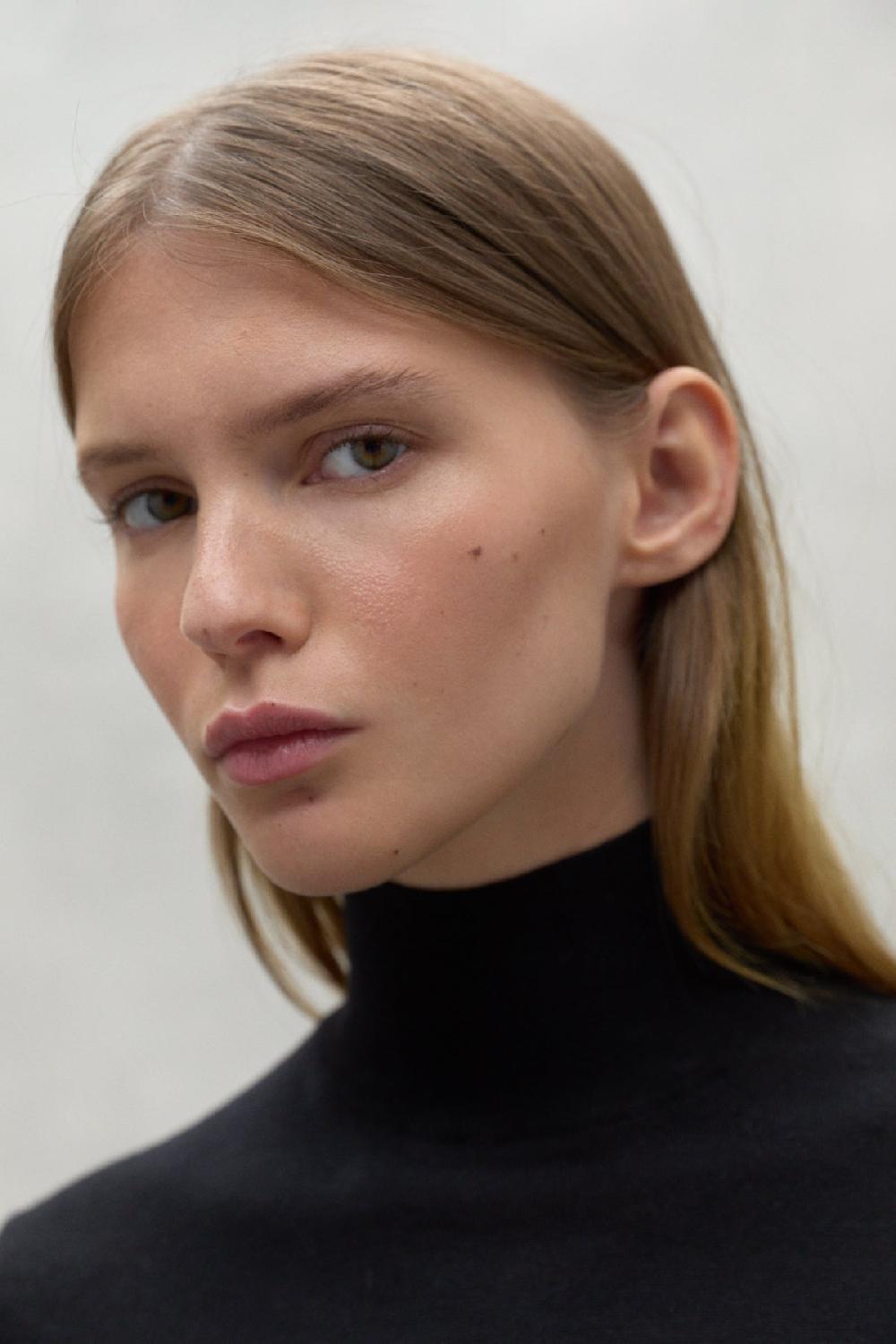 Ecoalf JUMPER COLLAR FAYA BLACK Grandes descuentos