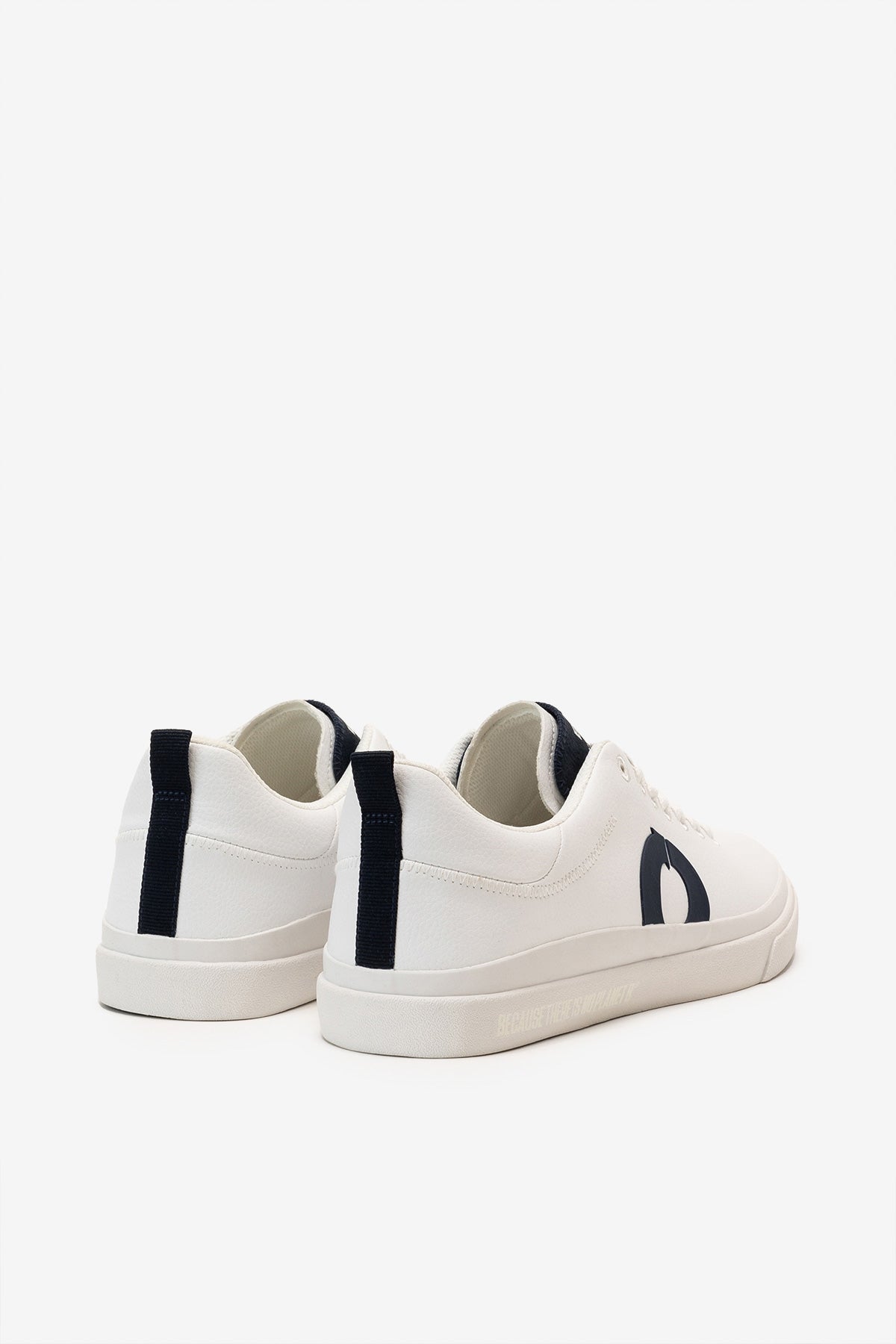 Ecoalf NAVY BLUE TAMESIS LEATHER TRAINERS En línea