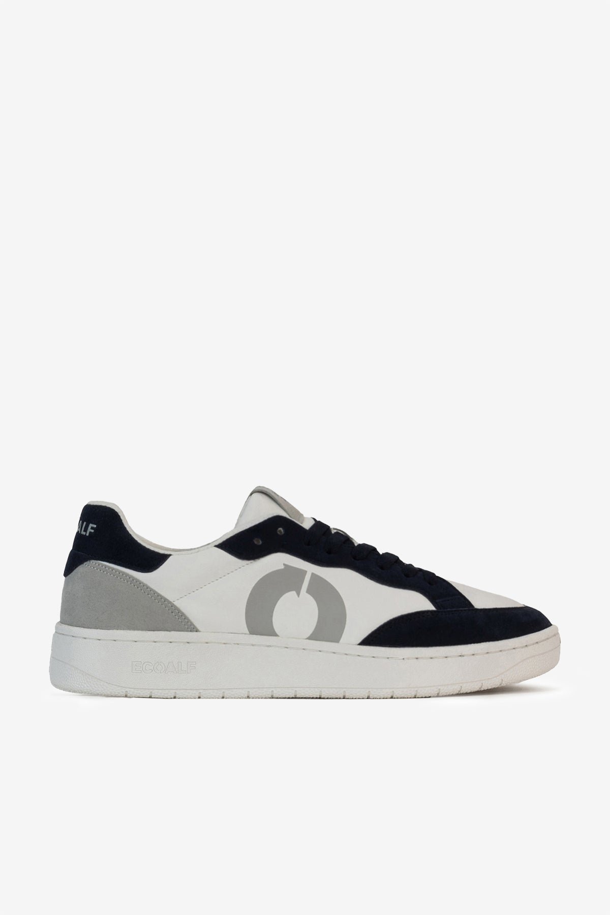 Ecoalf NAVY BLUE DEIA VEGAN LEATHER TRAINERS