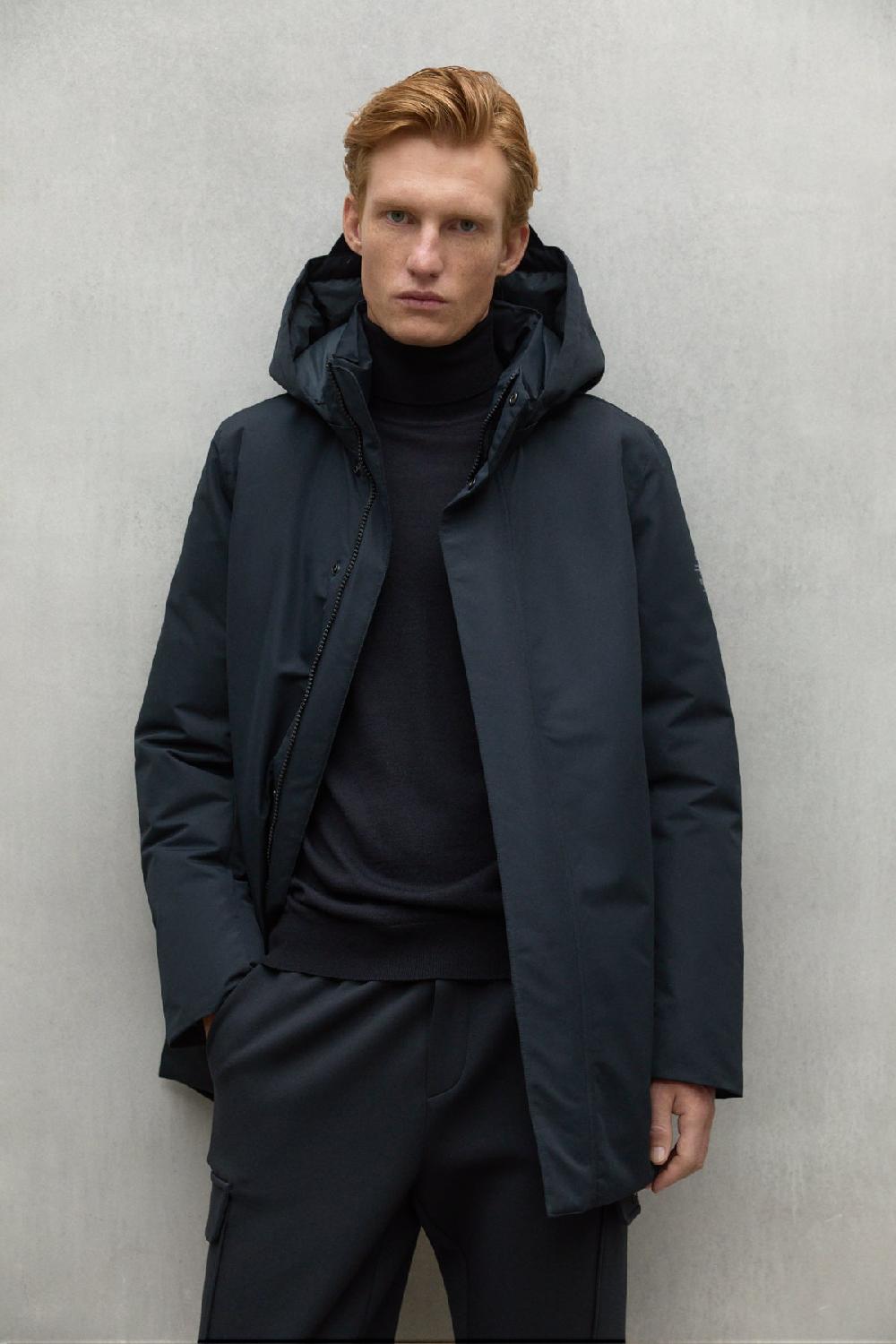 Ecoalf BLACK PARKO COAT Rebajas online