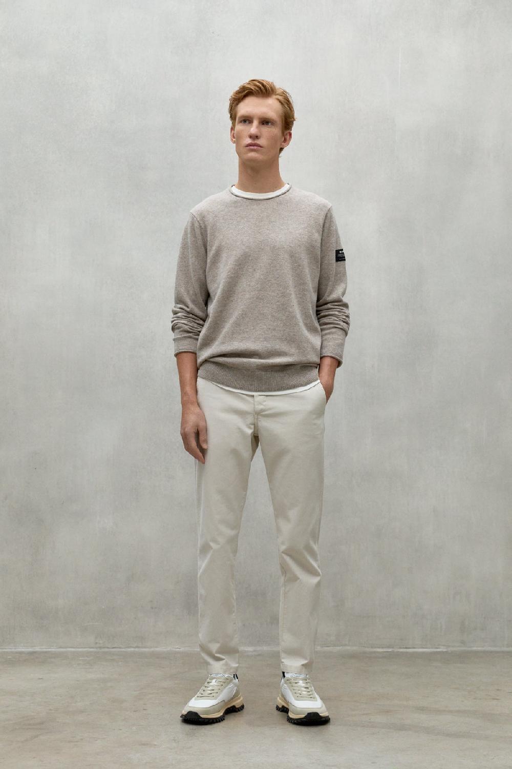 Ecoalf LIGHT BEIGE ARAS TROUSERS Precio de fábrica