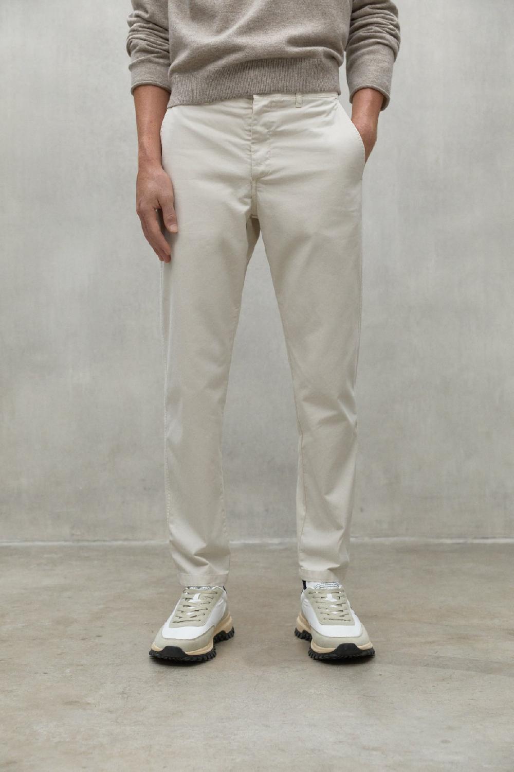 Ecoalf LIGHT BEIGE ARAS TROUSERS Precio de fábrica