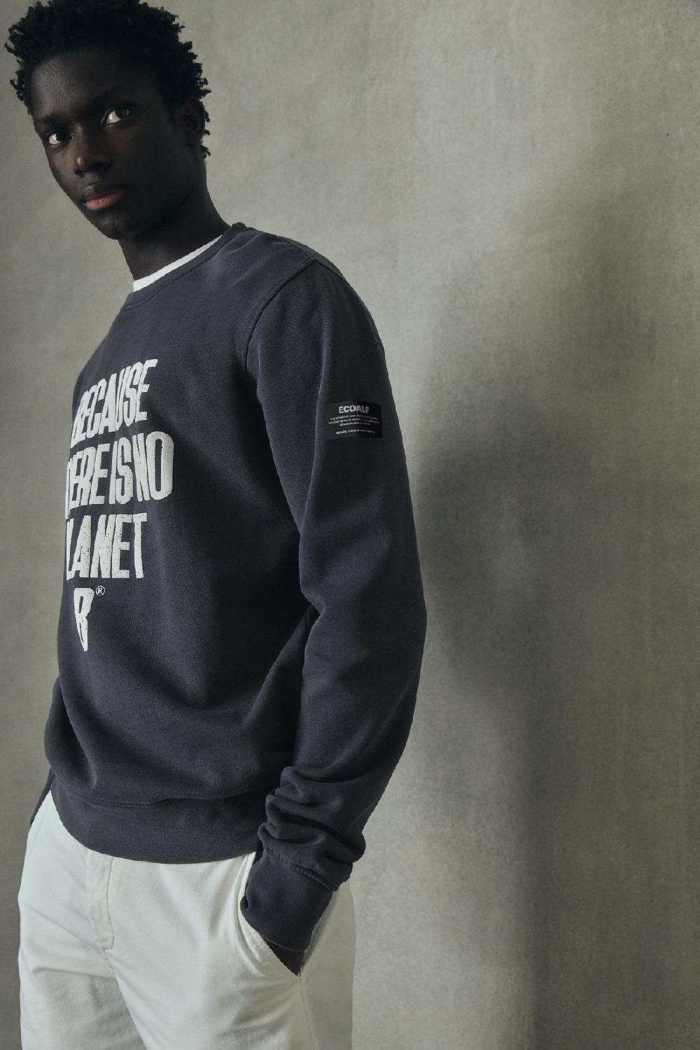 Ecoalf BLUE BARDER SWEATSHIRT Solo hoy