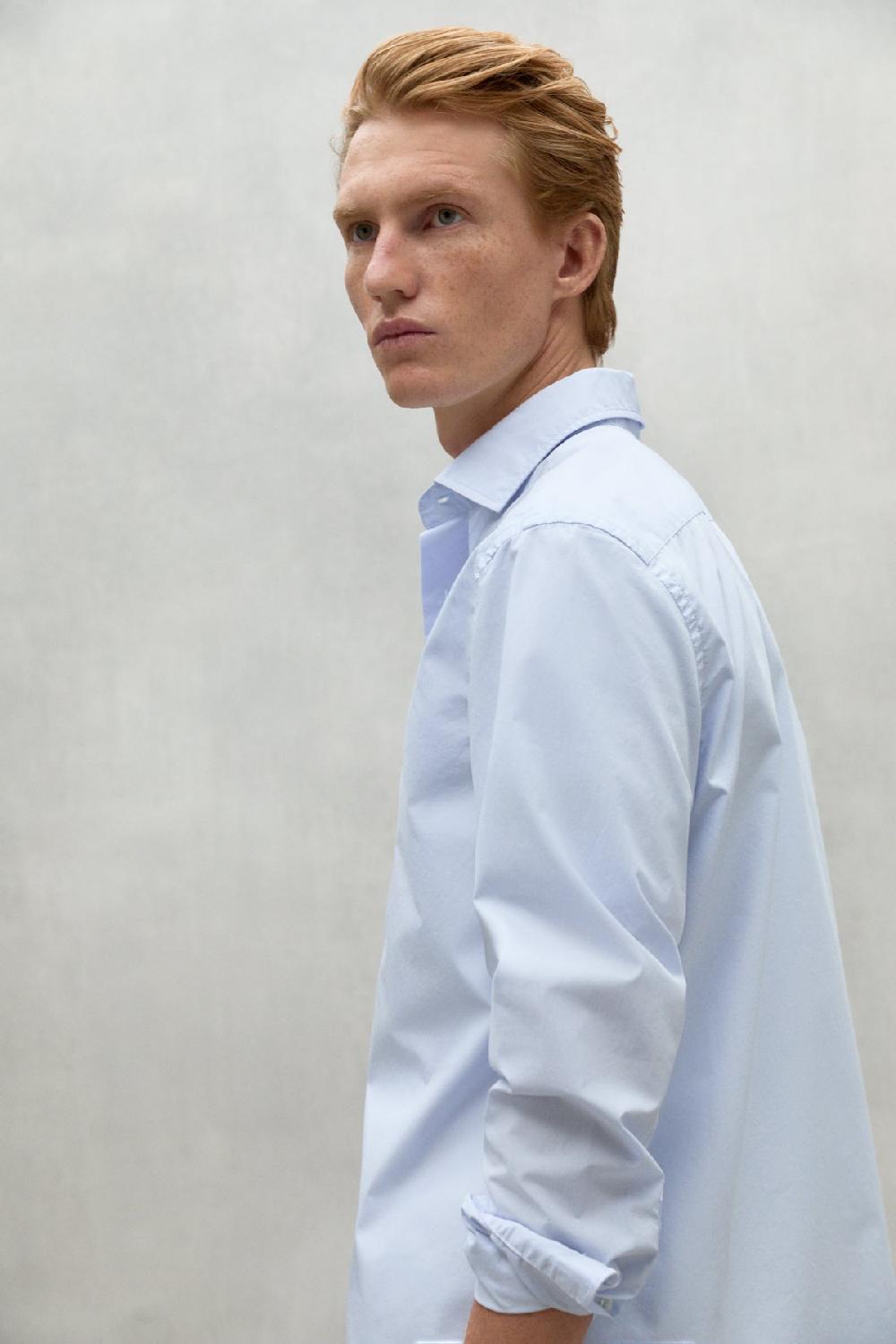 Ecoalf LIGHT BLUE ALFREDO SHIRT Superdescuento