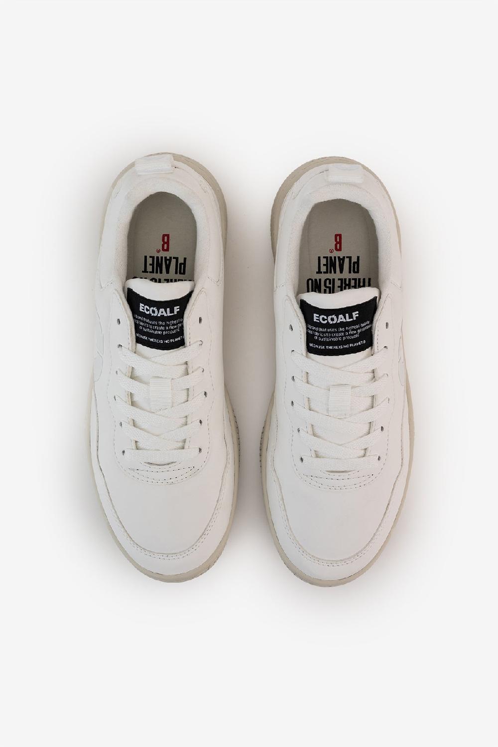Ecoalf WHITE SYNTHETIC LEATHER ALCUDIA TRAINERS En oferta