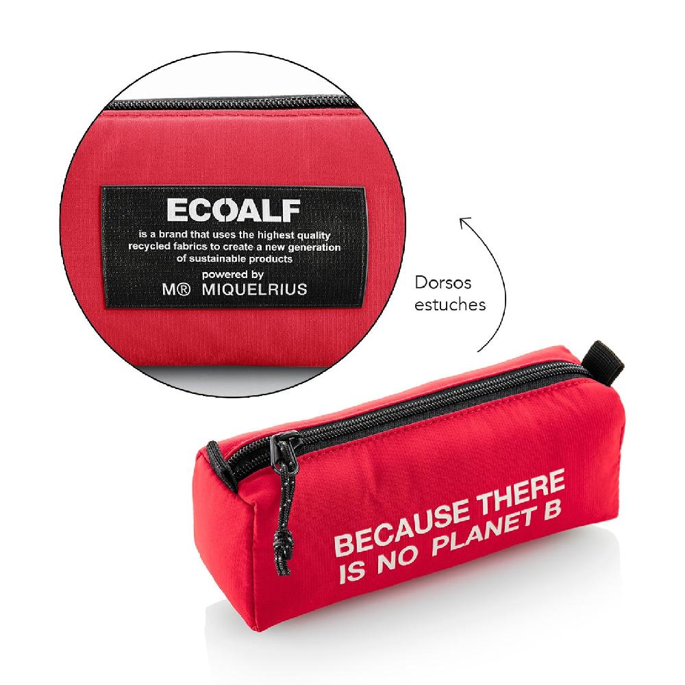 Ecoalf BRIGHT RED Pencil Case Oferta especial