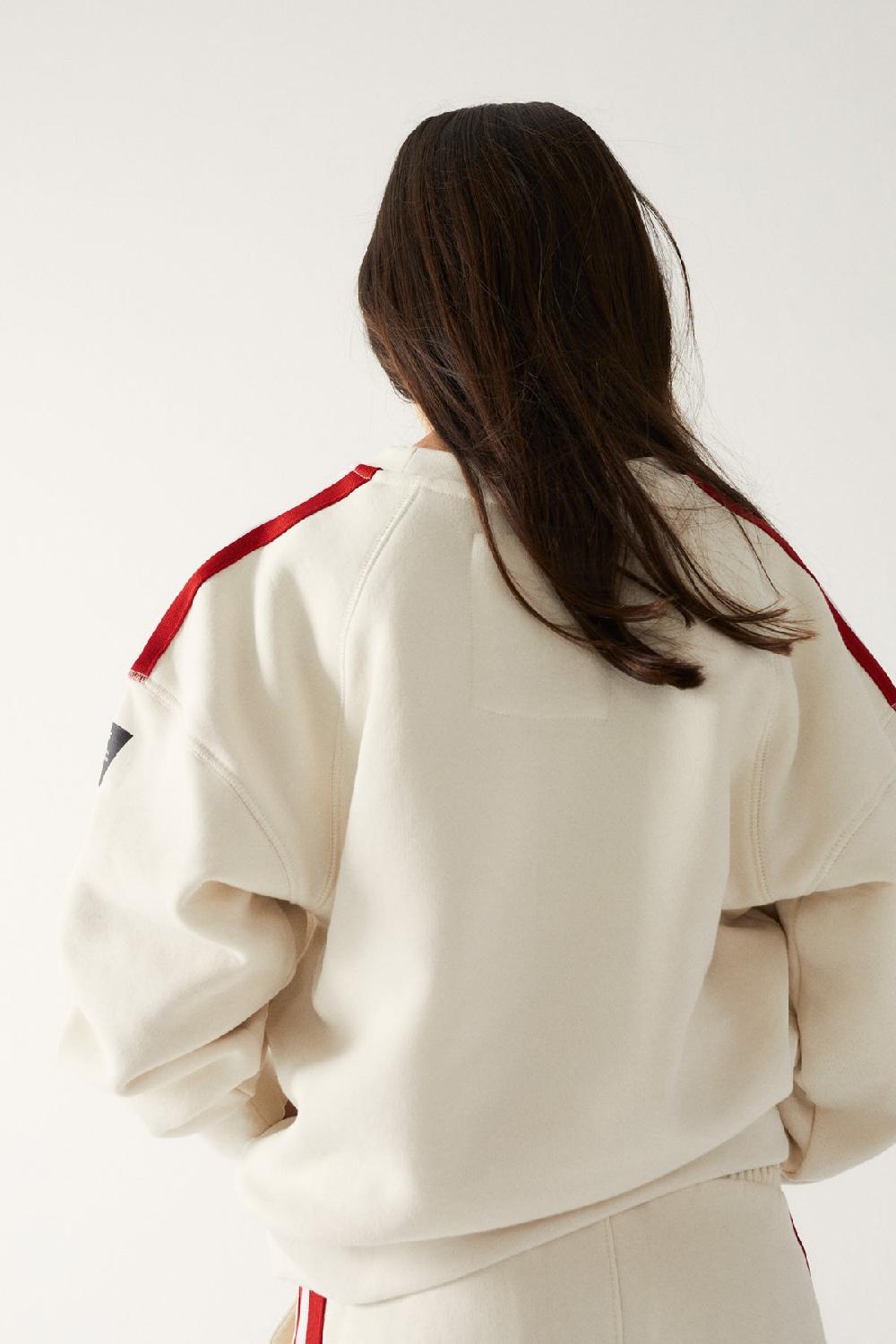 Ecoalf WHITE BOUR SWEATSHIRT Liquidación