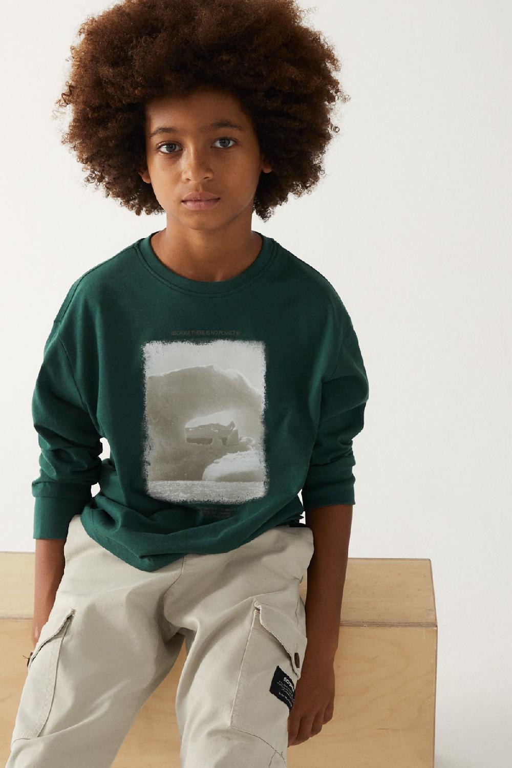 Ecoalf GREEN CREEPER LONG-SLEEVED T-SHIRT Tienda de fábrica
